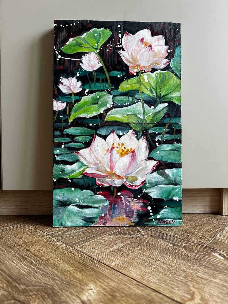 Original Realism Floral Painting by Anna Smirnova