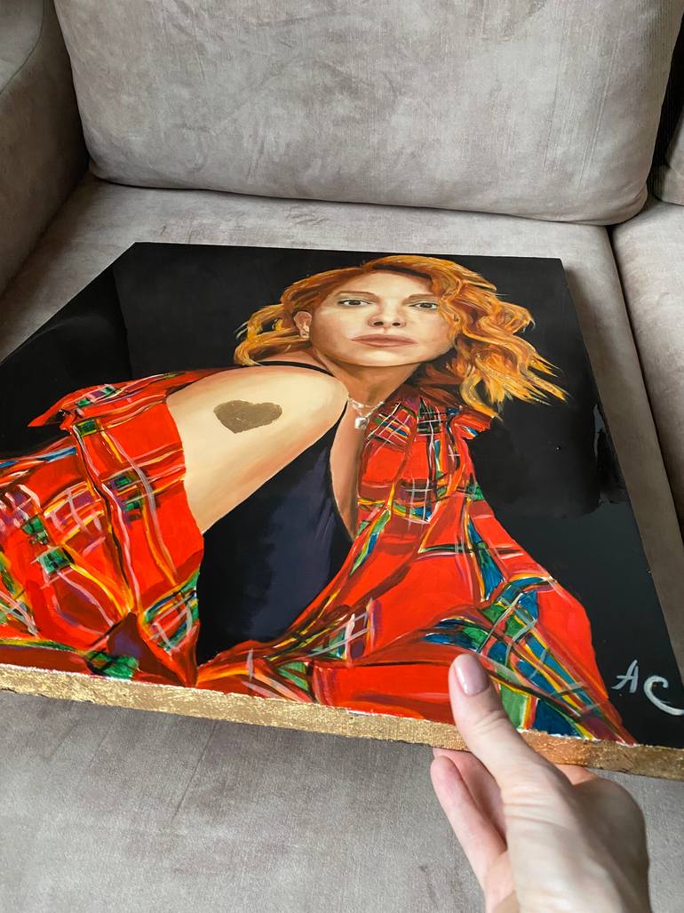 Original Art Deco People Painting by Anna Smirnova