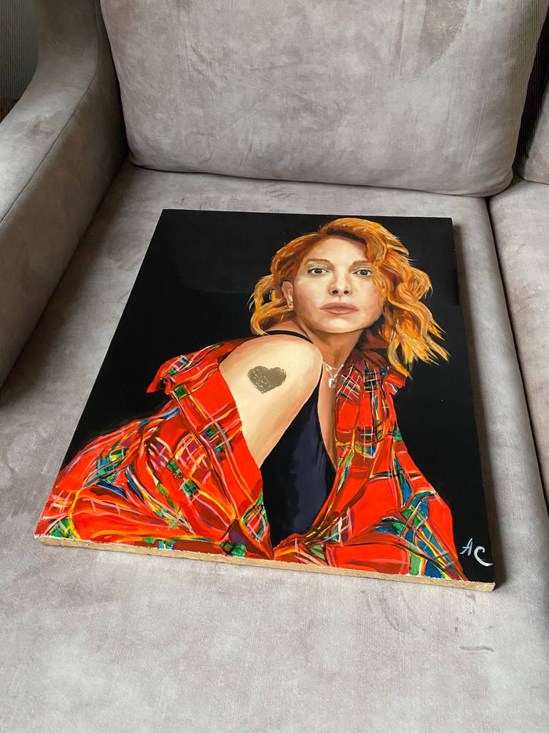 Original Art Deco People Painting by Anna Smirnova