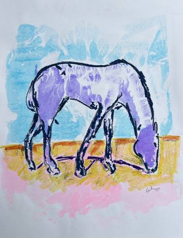 Purple pony thumb