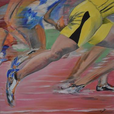 Original Documentary Sport Paintings by Garth Bayley