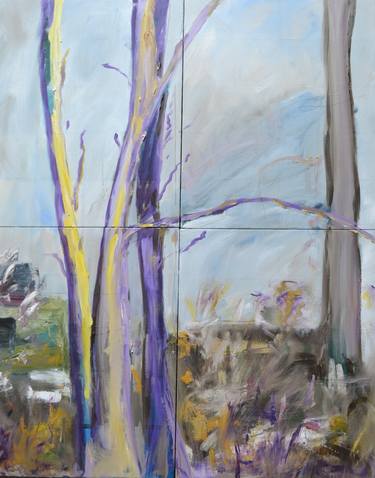 Original Expressionism Tree Paintings by Garth Bayley