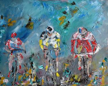 Print of Expressionism Bicycle Paintings by Garth Bayley