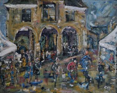 Print of Figurative Cities Paintings by Garth Bayley