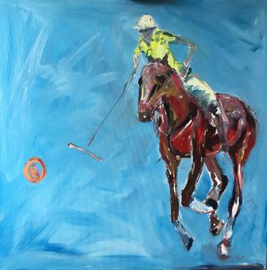 Original Figurative Horse Paintings by Garth Bayley