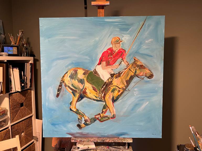 Original Expressionism Horse Painting by Garth Bayley