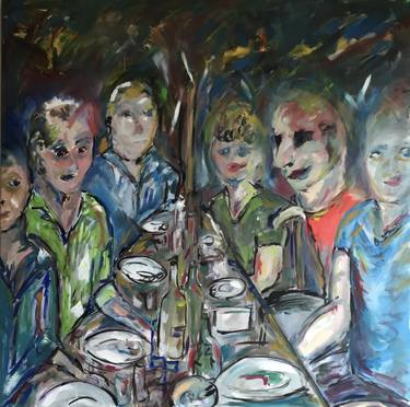 Original Expressionism People Paintings by Garth Bayley