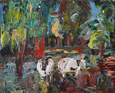 Original Expressionism Animal Paintings by Garth Bayley