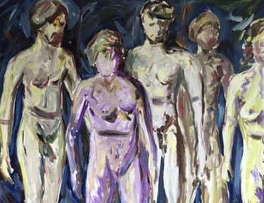 Print of Expressionism Nude Paintings by Garth Bayley