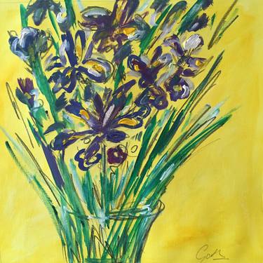 Original Expressionism Floral Paintings by Garth Bayley