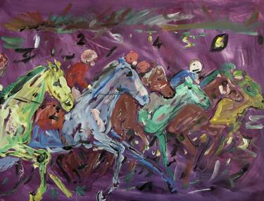 Print of Expressionism Horse Paintings by Garth Bayley