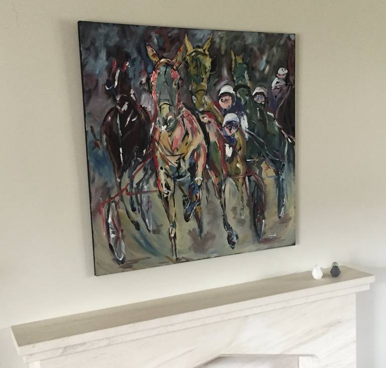 Original Expressionism Horse Painting by Garth Bayley