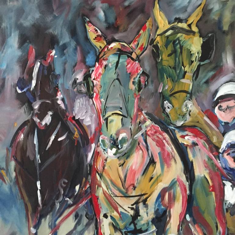 Original Expressionism Horse Painting by Garth Bayley