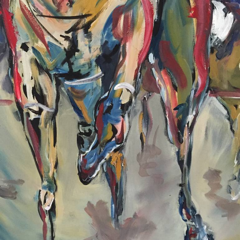 Original Expressionism Horse Painting by Garth Bayley