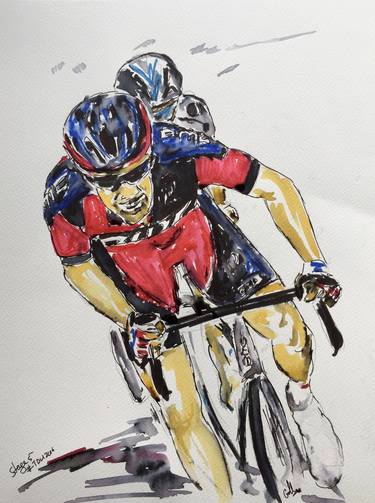Print of Bicycle Drawings by Garth Bayley