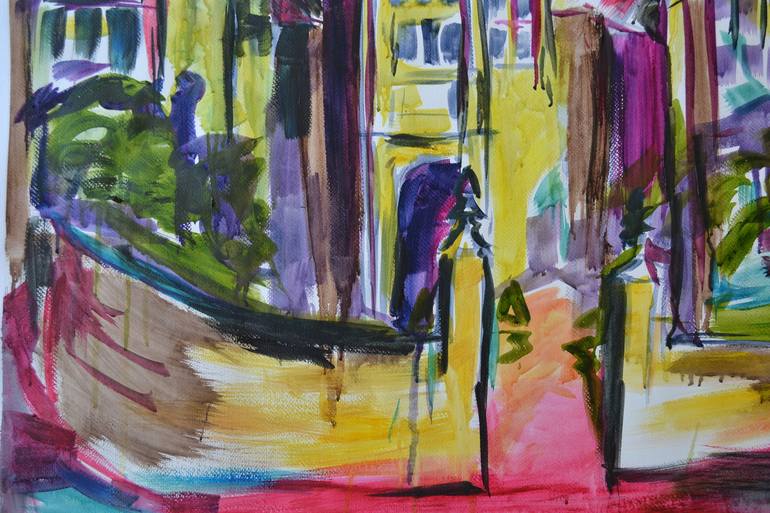 Original Expressionism Architecture Painting by Garth Bayley