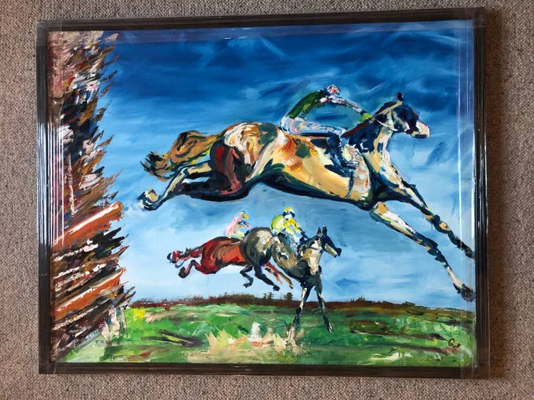 Original Documentary Horse Painting by Garth Bayley