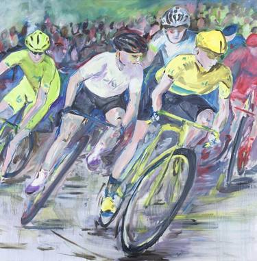 Print of Documentary Bicycle Paintings by Garth Bayley