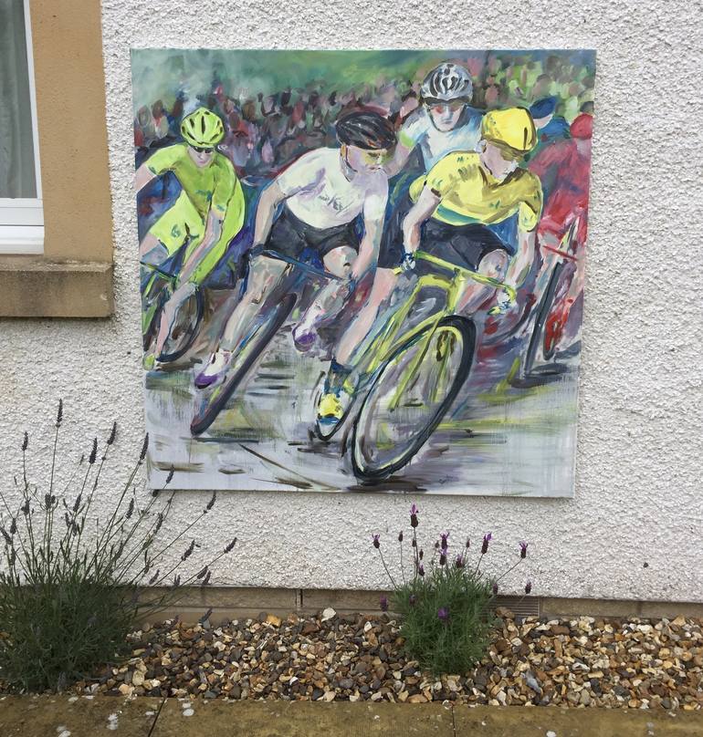 Original Bicycle Painting by Garth Bayley