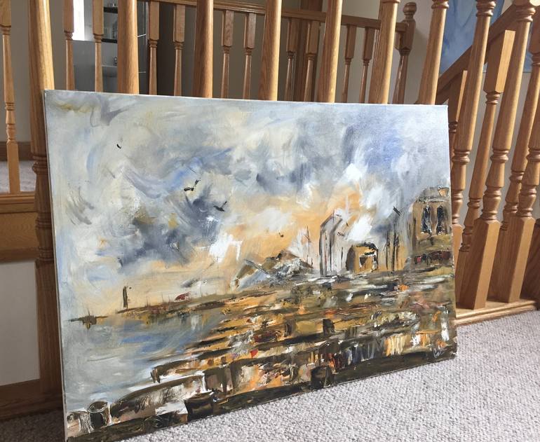 Original Expressionism Seascape Painting by Garth Bayley