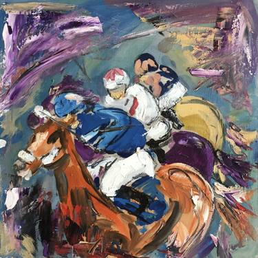 Print of Abstract Expressionism Horse Paintings by Garth Bayley
