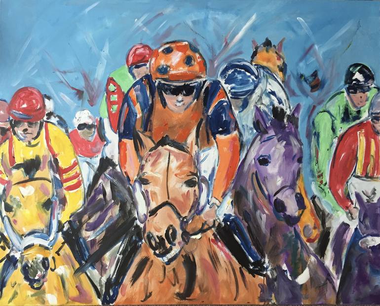 Print of Documentary Horse Paintings by Garth Bayley
