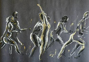 Original Expressionism Nude Drawings by Garth Bayley