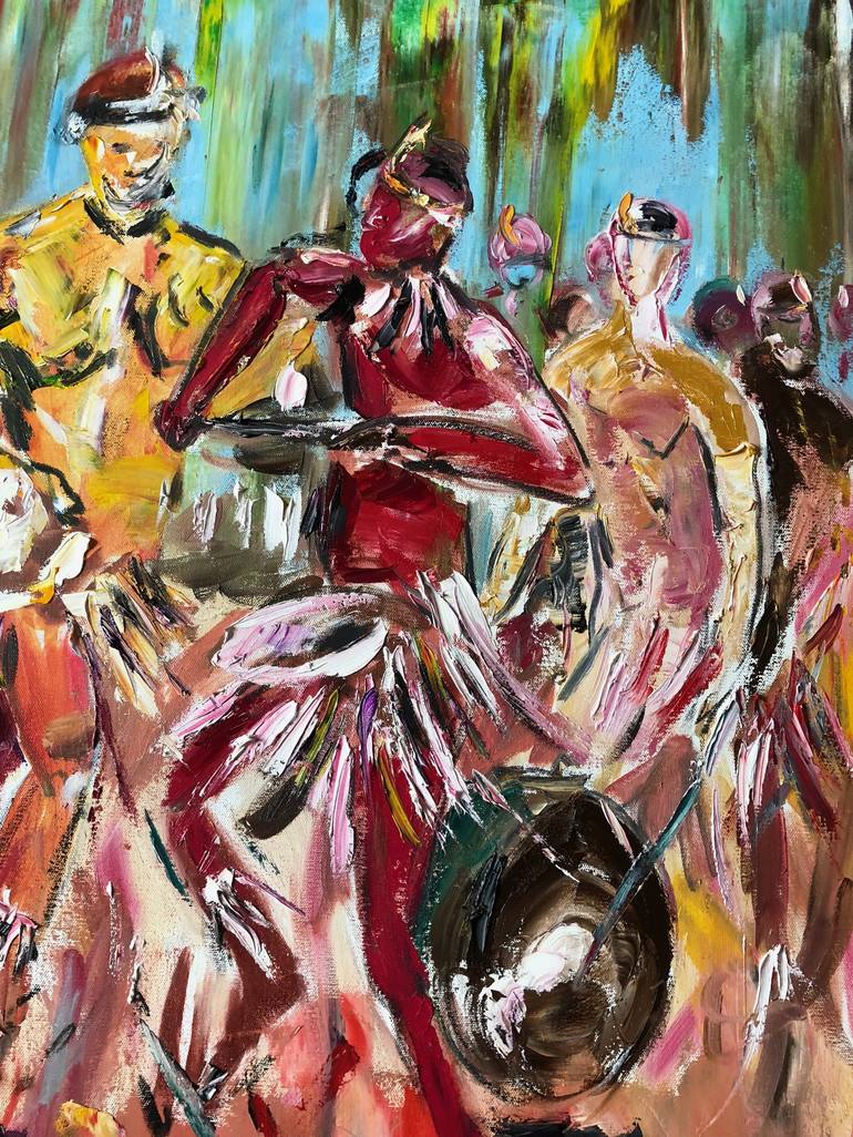 Original Abstract Performing Arts Painting by Garth Bayley