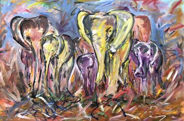 Original Expressionism Animal Paintings by Garth Bayley