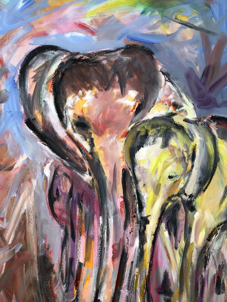 Original Expressionism Animal Painting by Garth Bayley