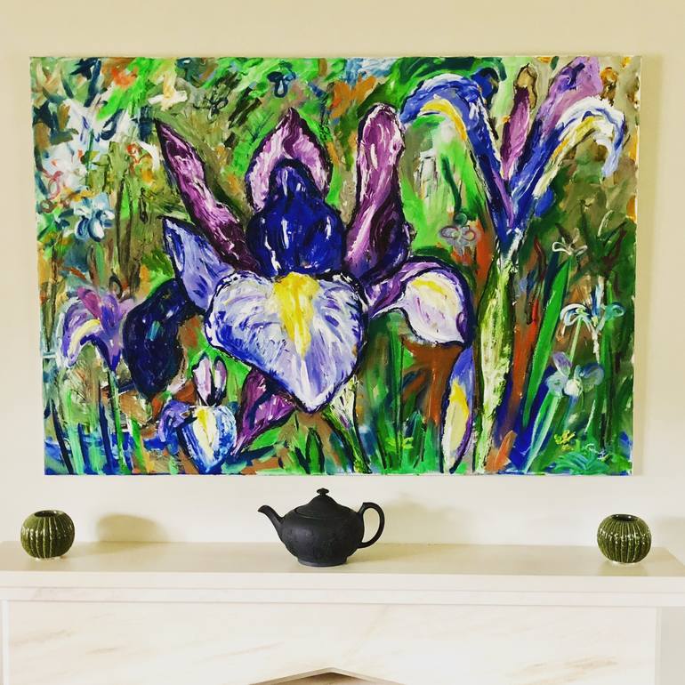 Original Floral Painting by Garth Bayley