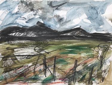 Print of Expressionism Landscape Drawings by Garth Bayley