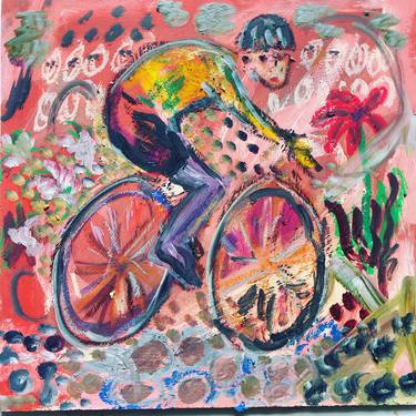 Print of Abstract Expressionism Bicycle Paintings by Garth Bayley