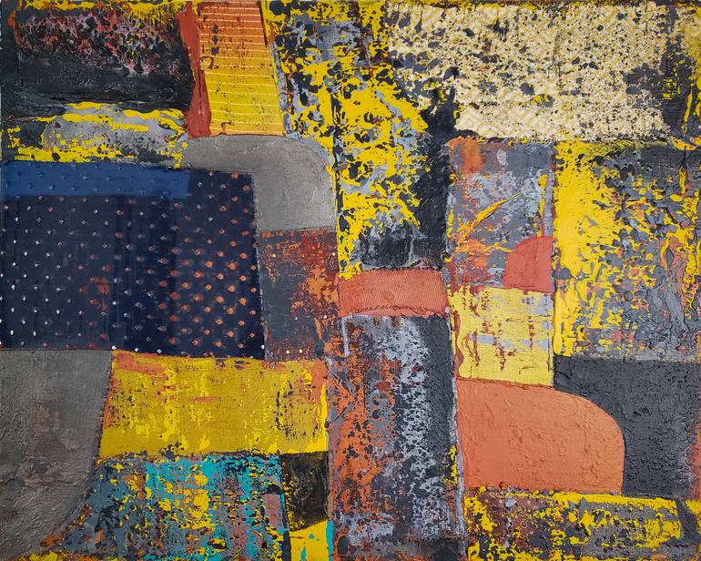 Original Abstract Expressionism Abstract Painting by Jim Ford
