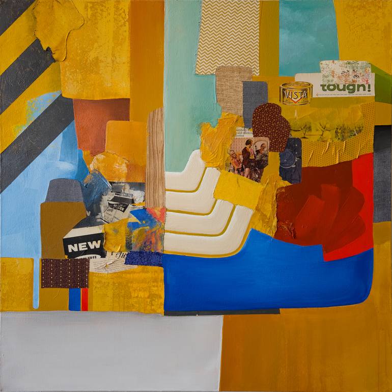 Original Abstract Expressionism Abstract Painting by Jim Ford