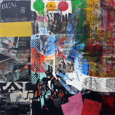Original Dada Abstract Paintings by Jim Ford