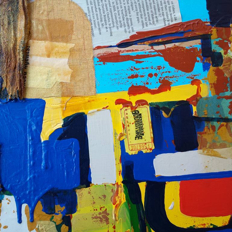 Original Abstract Collage by Jim Ford