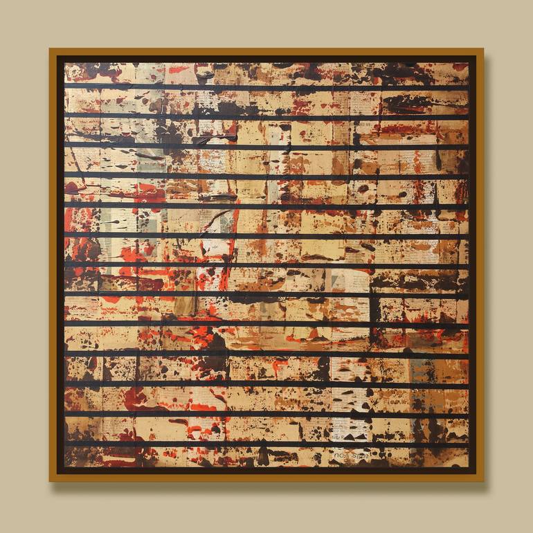 Original Abstract Expressionism Abstract Painting by Jim Ford