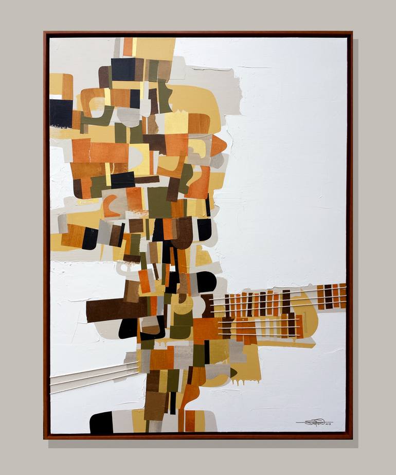 Original Abstract Music Collage by Jim Ford