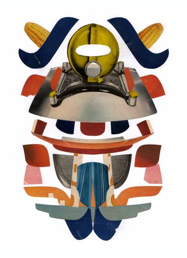 Print of Dada Abstract Collage by Jim Ford