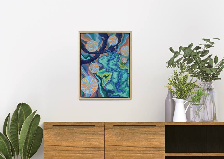 Original Abstract Expressionism Abstract Painting by Inka Markowski