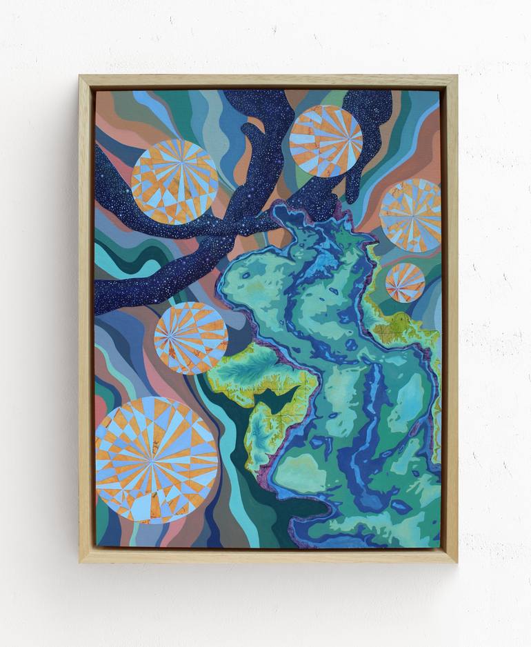 Original Abstract Expressionism Abstract Painting by Inka Markowski