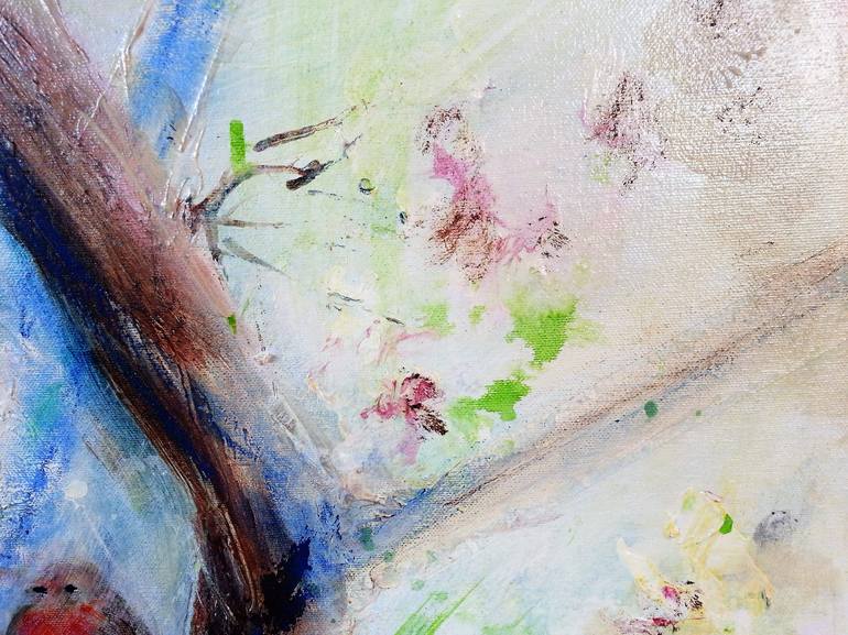 Original Figurative Garden Painting by Carmen Moreno