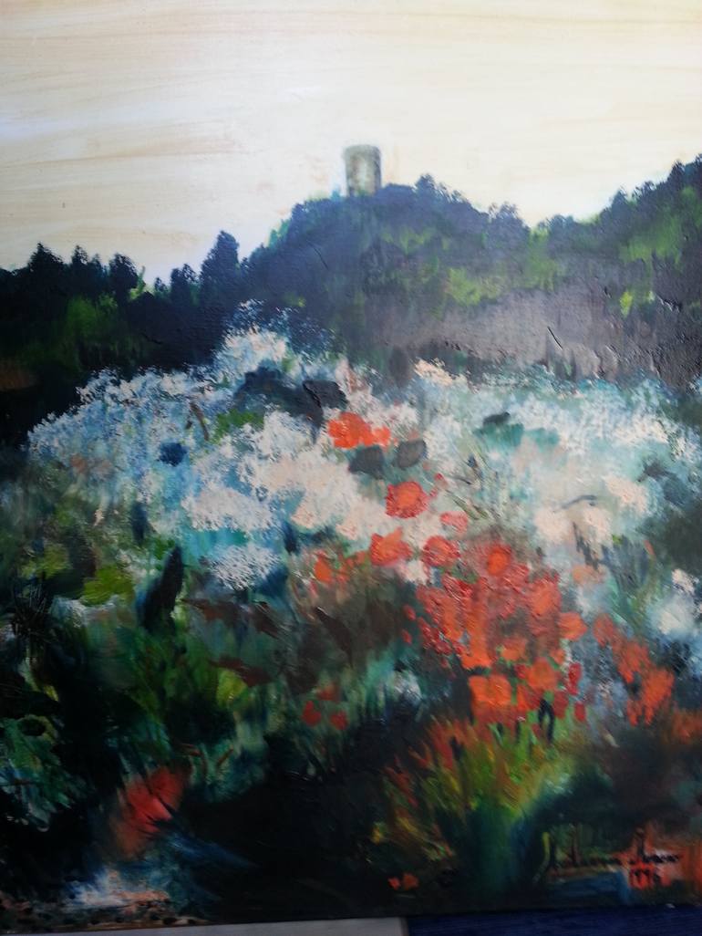 Original Impressionism Landscape Painting by CARMEN MORENO