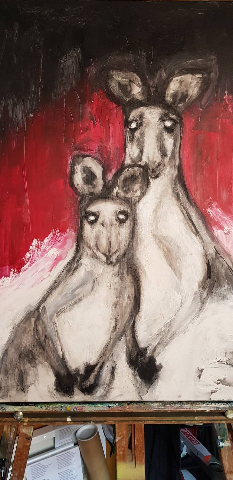 Original Animal Painting by CARMEN MORENO