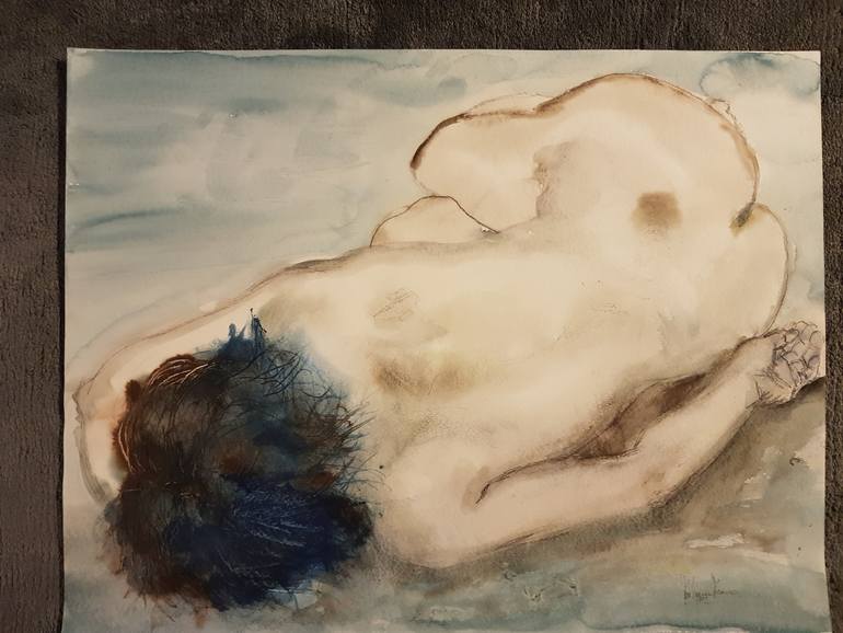 Original Figurative Women Painting by Carmen Moreno