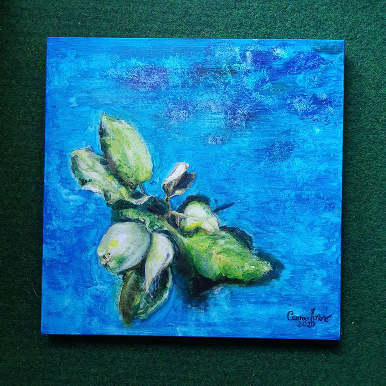 Original Conceptual Garden Painting by Carmen Moreno