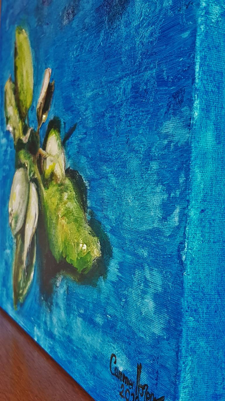 Original Conceptual Garden Painting by Carmen Moreno