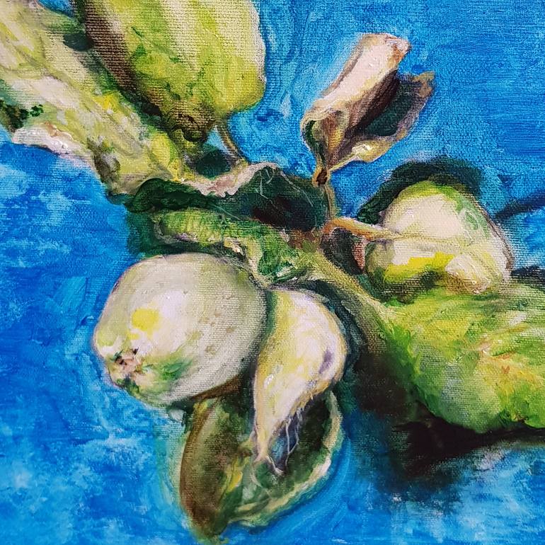 Original Conceptual Garden Painting by Carmen Moreno