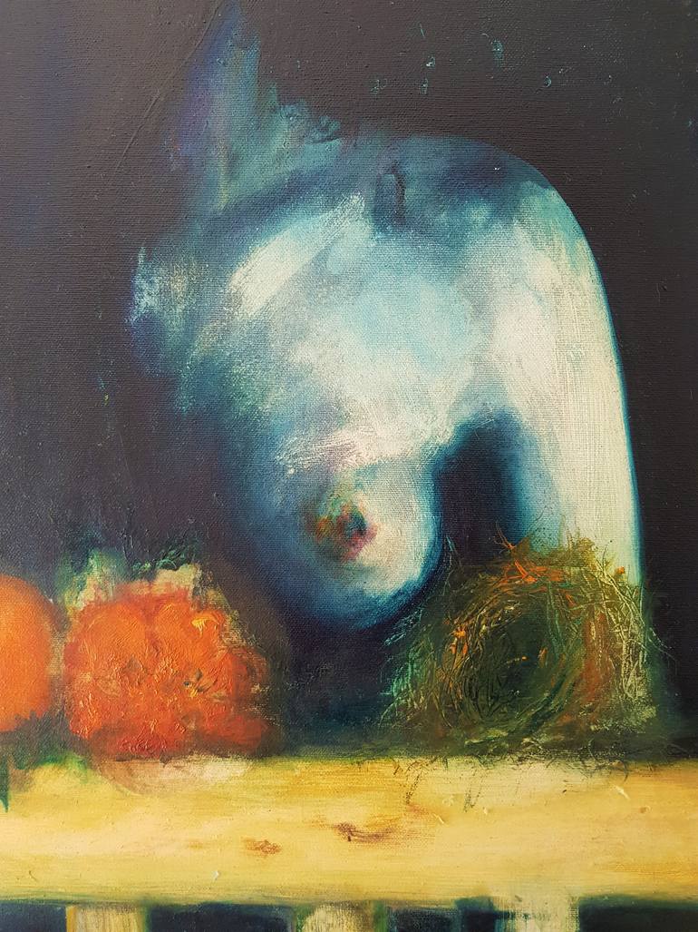 Original Conceptual Erotic Painting by Carmen Moreno